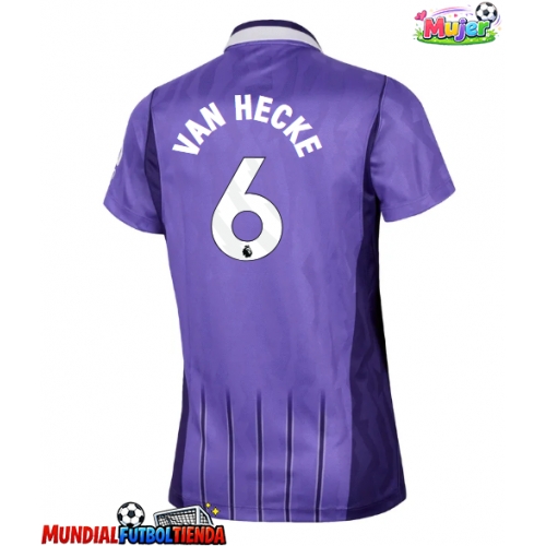 Camiseta Tottenham Hotspur Jan Paul van Hecke #6 Tercera Equipación Replica 2026-27 para mujer mangas cortas